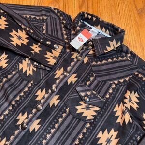 Cinch Ladies Jacket Womens XXL Western Aztec Polar Fleece Snap Button MAJ9859002